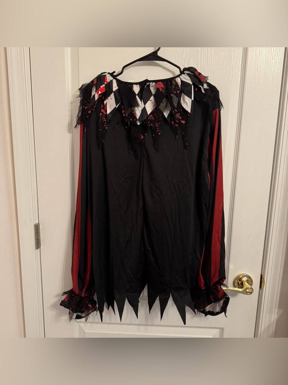 Mens Slasher Clown Spirit Halloween Costume New Size Large - Picture 3 of 8